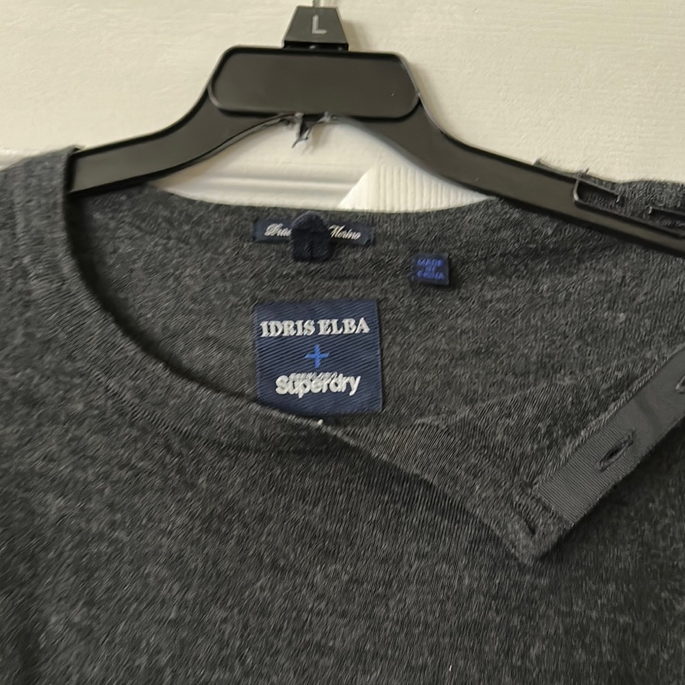 Superdry Charcoal Knit Top